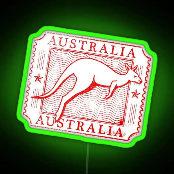Australia Stamp RGB Neon Sign