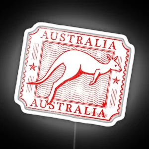 Australia Stamp RGB Neon Sign