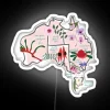 Neon Sign Art Decorating Australia's State Flower Iconic Maps Collective