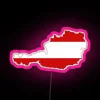 Austria Flag Map RGB Neon Sign - Image 6