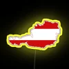 Austria Flag Map RGB Neon Sign - Image 5