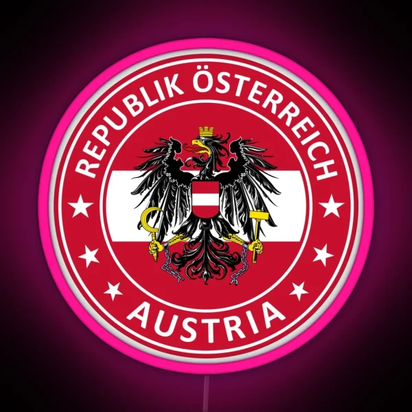 Austria Republik Osterreich RGB Neon Sign