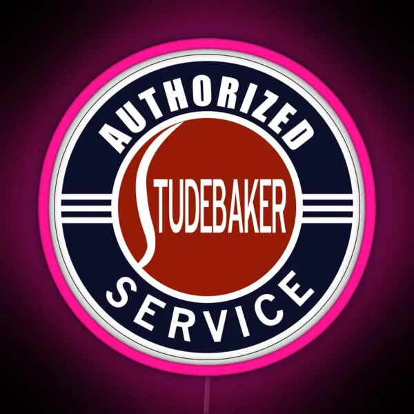 Authorized Studebaker Service Vintage Sign RGB Neon Sign
