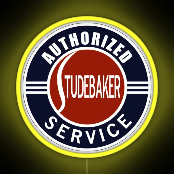 Authorized Studebaker Service Vintage Sign RGB Neon Sign