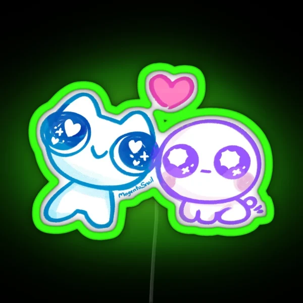 Autism Creature And ADHD Creature RGB Neon Sign