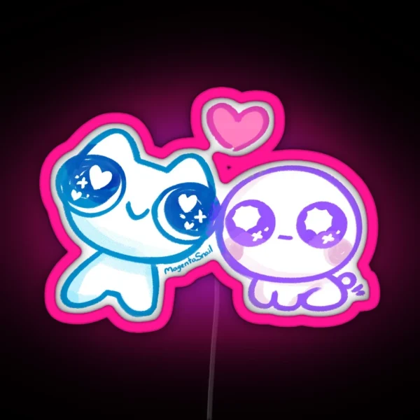 Autism Creature And ADHD Creature RGB Neon Sign