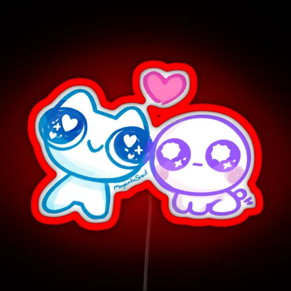 Autism Creature And ADHD Creature RGB Neon Sign
