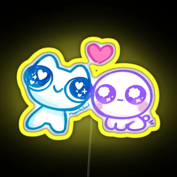 Autism Creature And ADHD Creature RGB Neon Sign
