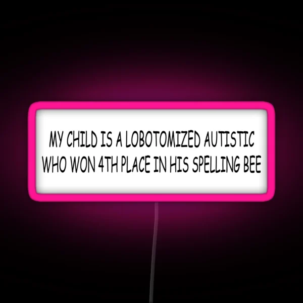 Autism RGB Neon Sign