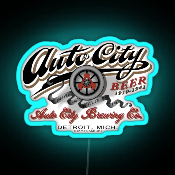 Auto City Brewing Company RGB Neon Sign
