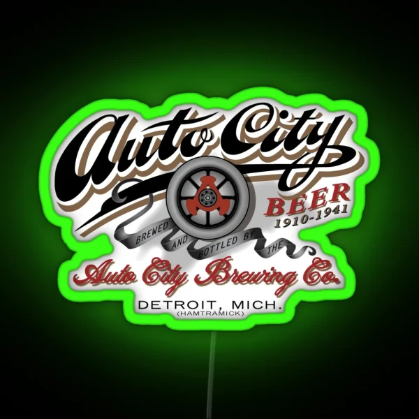 Auto City Brewing Company RGB Neon Sign