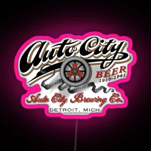 Auto City Brewing Company RGB Neon Sign