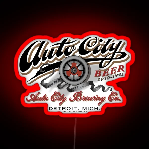 Auto City Brewing Company RGB Neon Sign