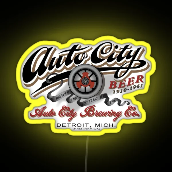 Auto City Brewing Company RGB Neon Sign