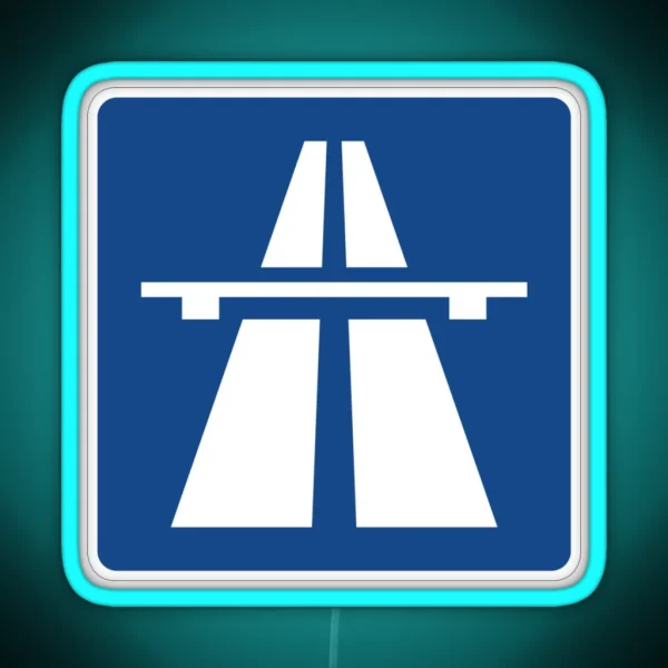 Autobahn Limits No Longer Apply RGB Neon Sign