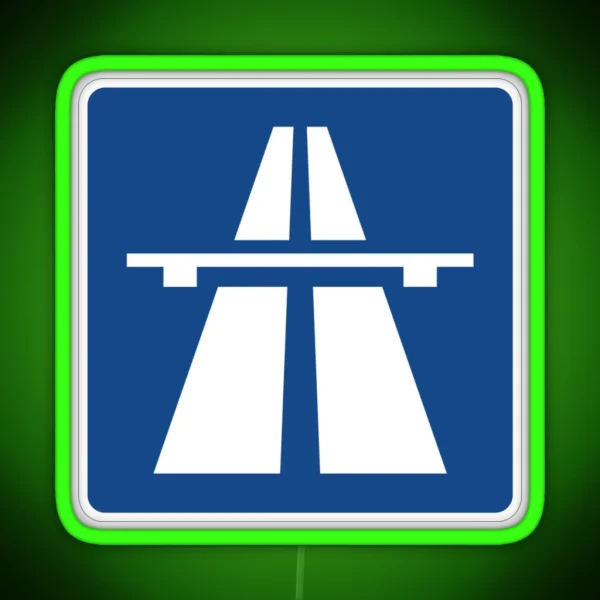 Autobahn Limits No Longer Apply RGB Neon Sign