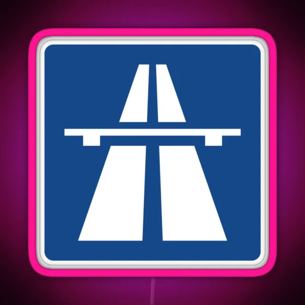 Autobahn Limits No Longer Apply RGB Neon Sign