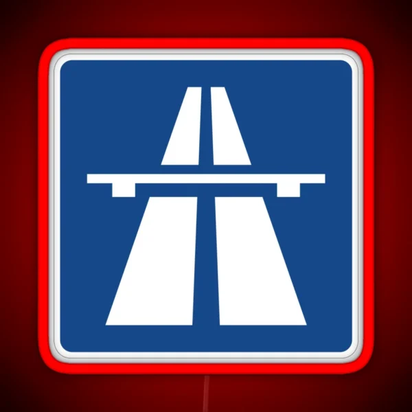 Autobahn Limits No Longer Apply RGB Neon Sign