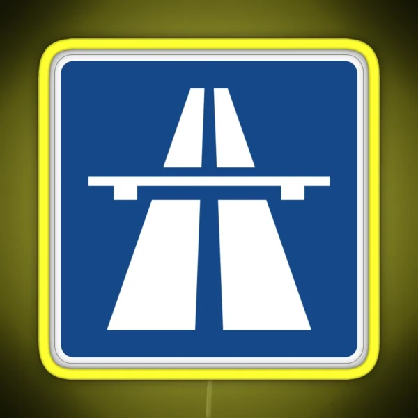Autobahn Limits No Longer Apply RGB Neon Sign