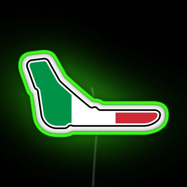 Autodromo Nazionale Monza Flag RGB Neon Sign