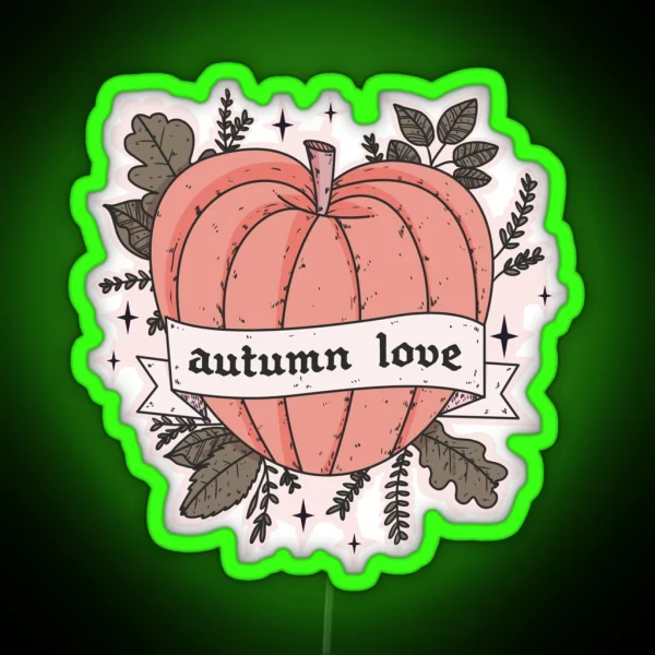 Autumn Love RGB Neon Sign