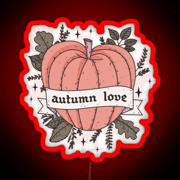 Autumn Love RGB Neon Sign