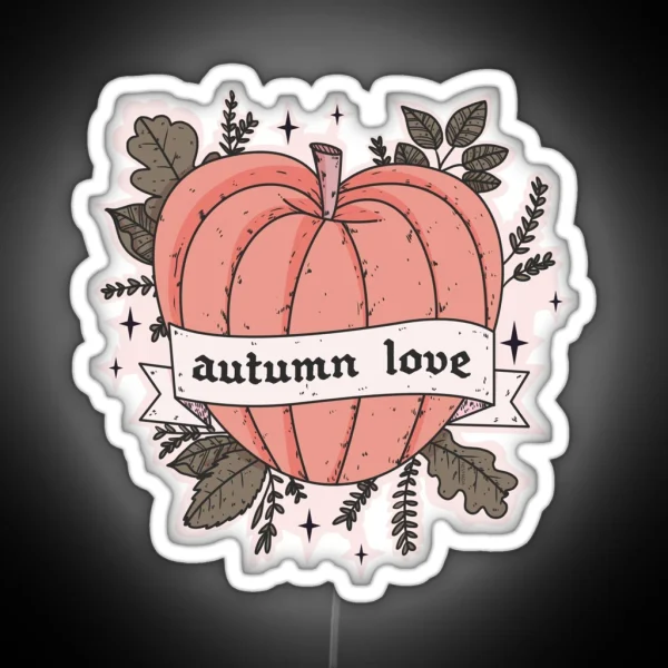 Autumn Love RGB Neon Sign