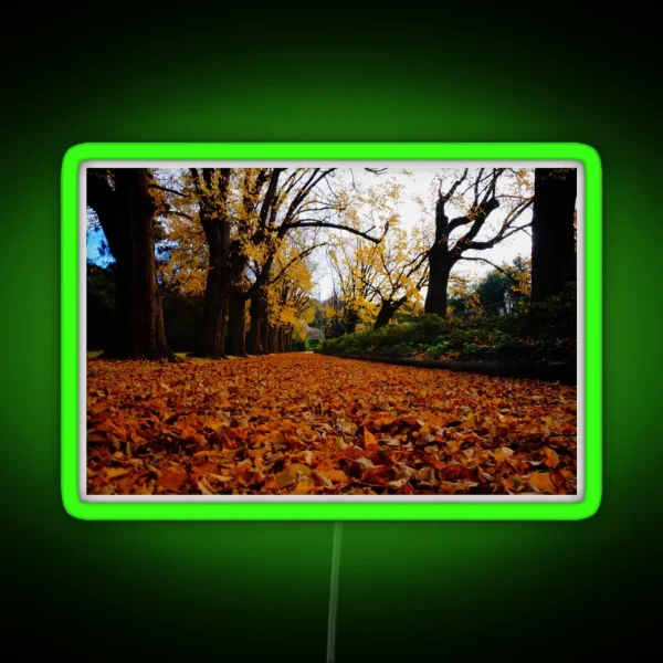 Autumn Walkway RGB Neon Sign