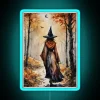Autumn Witch On A Full Moon RGB Neon Sign - Image 3