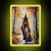 Autumn Witch On A Full Moon RGB Neon Sign - Image 5