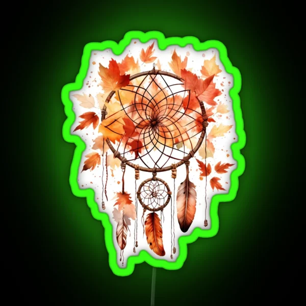 Autumnal Catcher RGB Neon Sign