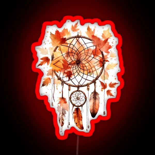 Autumnal Catcher RGB Neon Sign