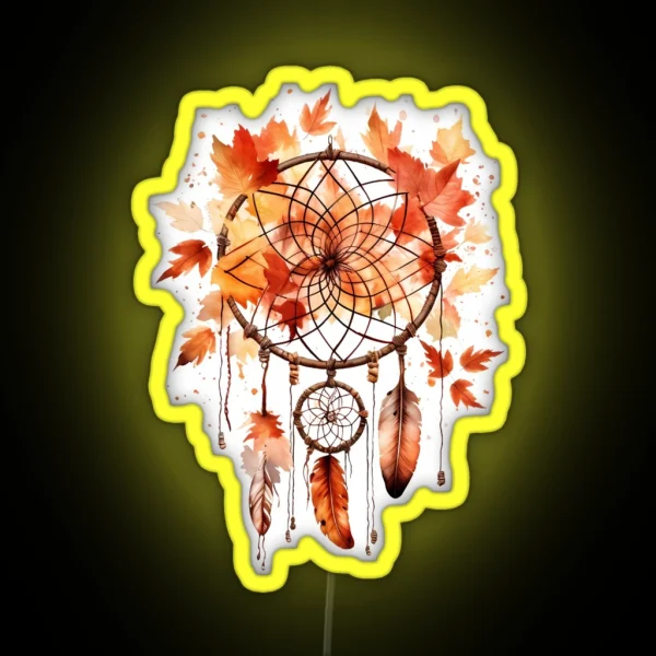 Autumnal Catcher RGB Neon Sign
