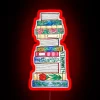 Autumnal Floral Book Stack RGB Neon Sign - Image 2