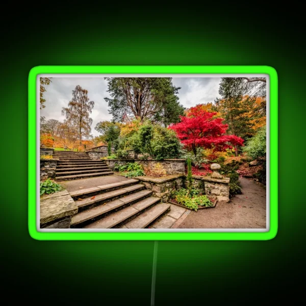 Autumnal Garden RGB Neon Sign