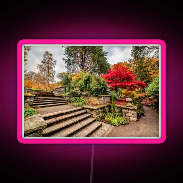 Autumnal Garden RGB Neon Sign