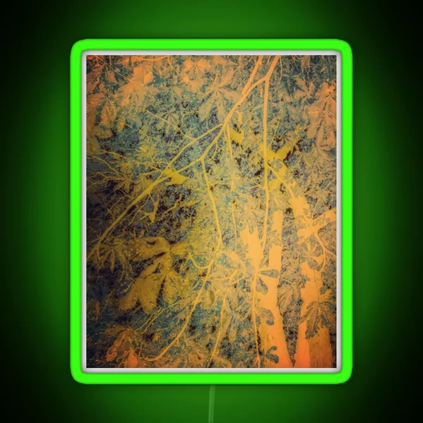 Autumnal Impressions RGB Neon Sign