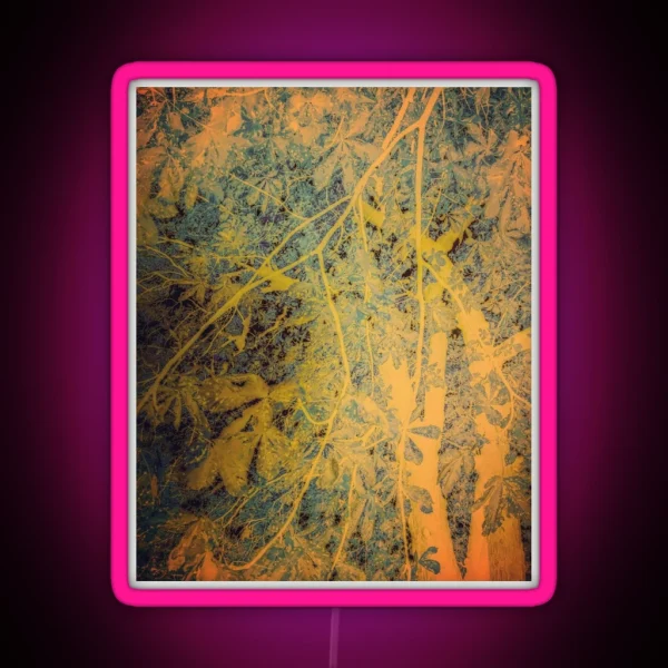 Autumnal Impressions RGB Neon Sign