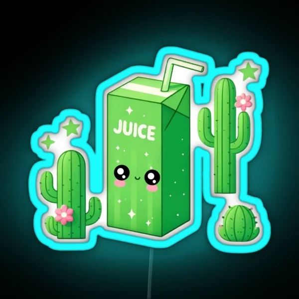 Avatar Cactus Juice RGB Neon Sign