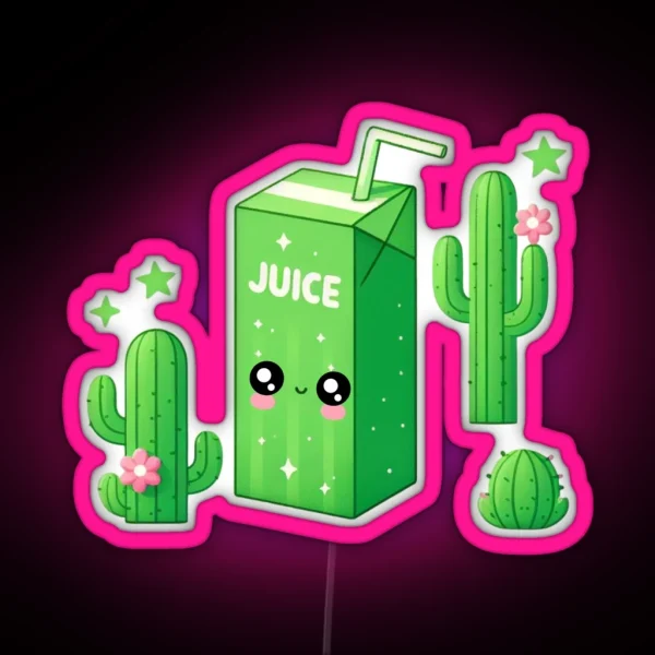 Avatar Cactus Juice RGB Neon Sign