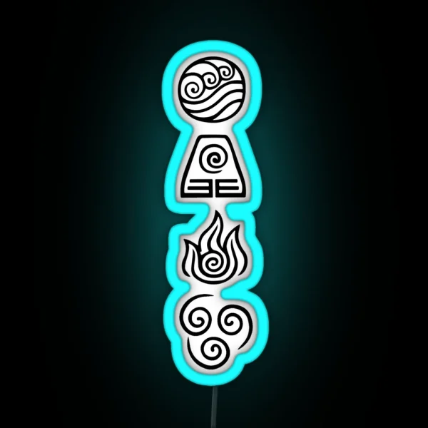 Avatar Elements RGB Neon Sign