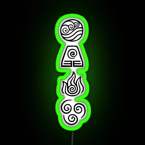 Avatar Elements RGB Neon Sign
