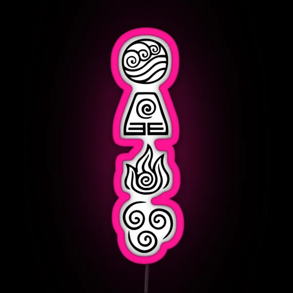 Avatar Elements RGB Neon Sign