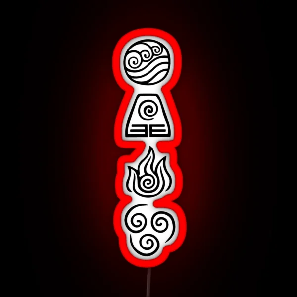 Avatar Elements RGB Neon Sign