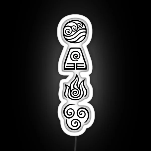 Avatar Elements RGB Neon Sign