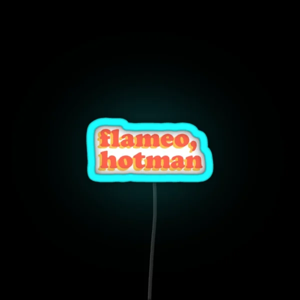 Avatar Flameo Hotman RGB Neon Sign