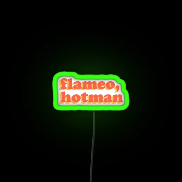 Avatar Flameo Hotman RGB Neon Sign