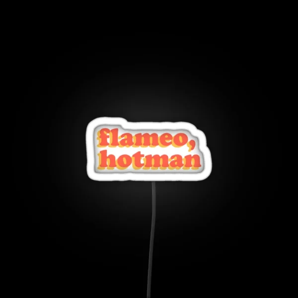 Avatar Flameo Hotman RGB Neon Sign