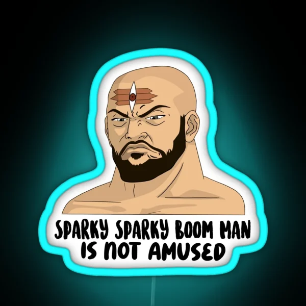 Avatar Sparky Sparky Boom Man Combustion Man RGB Neon Sign