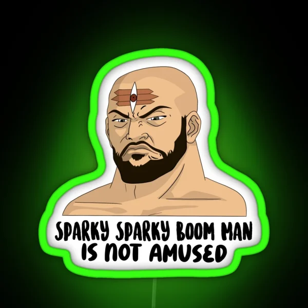 Avatar Sparky Sparky Boom Man Combustion Man RGB Neon Sign